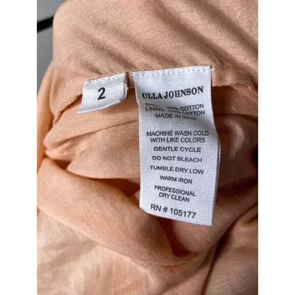 Ulla Johnson Sierra Tiered Leopard-print Midi Skirt size 2 Midi